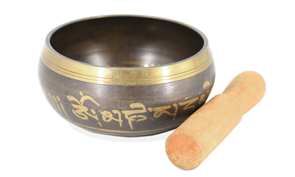 Tibetan Singing Bowl for Yoga Meditation with Striker and Cushion