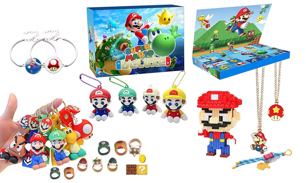 Super Mario Inspired Blind Box Countdown Figures Toy