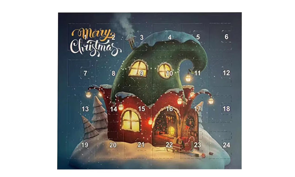 24 Day Christmas Countdown Calendar DIY Bracelet Making Kit with Surprise Accessories