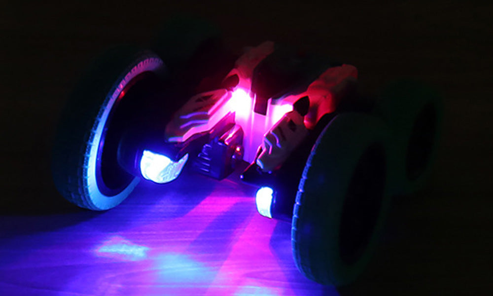 2.4G RC Stunt Car 360 Degree Remote Control Toy Car with LED Lights