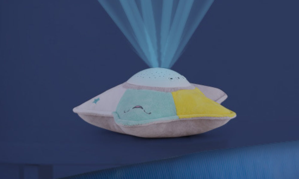 Kids Projection Night Light Soothing Music Plush Toy for Sleep