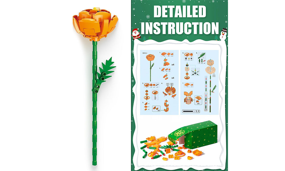 24-Day Flower Bouquet Advent Calendar Christmas Countdown Gift