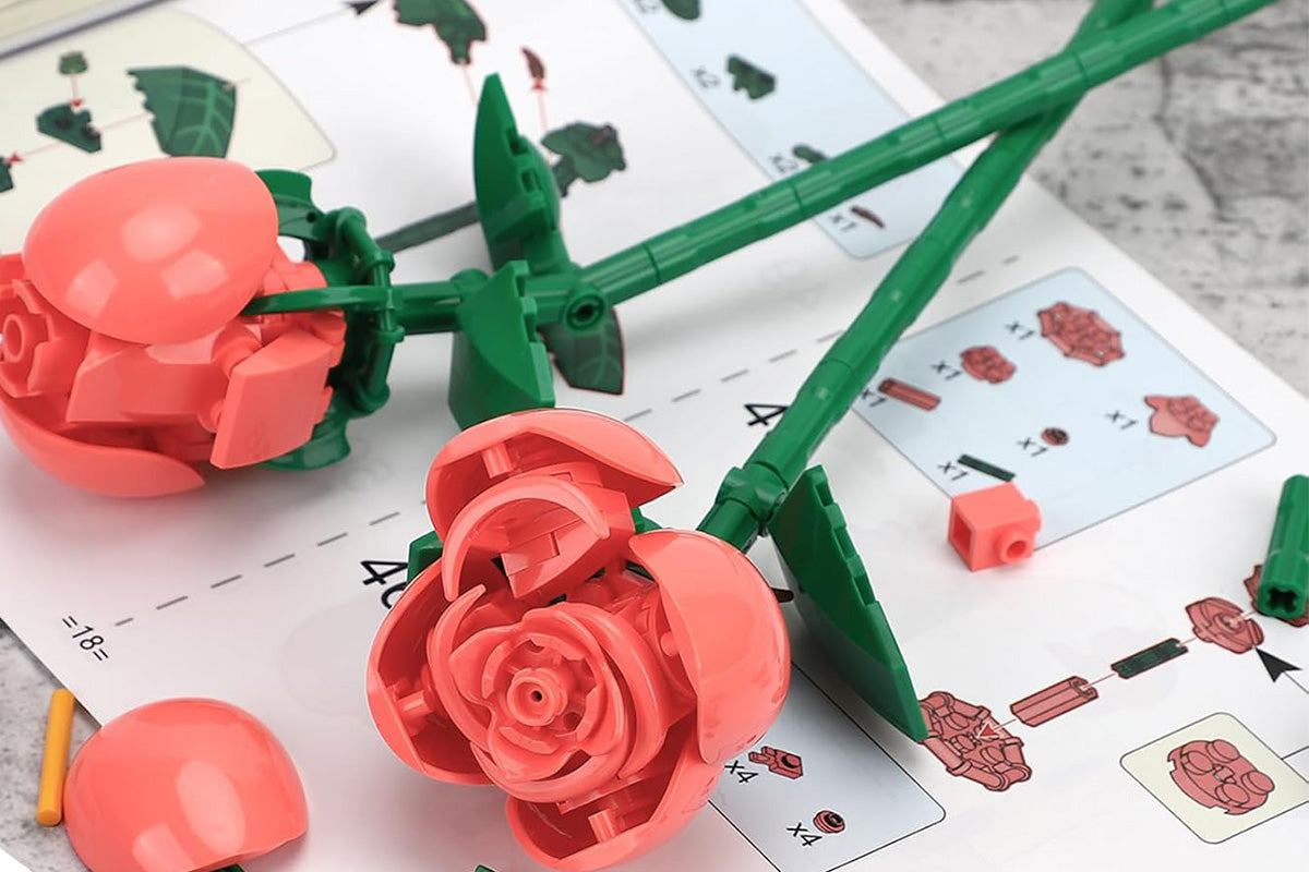 Wildflower Bouquet Building Blocks Creative DIY Flower Model Toy Set for Home Decoration