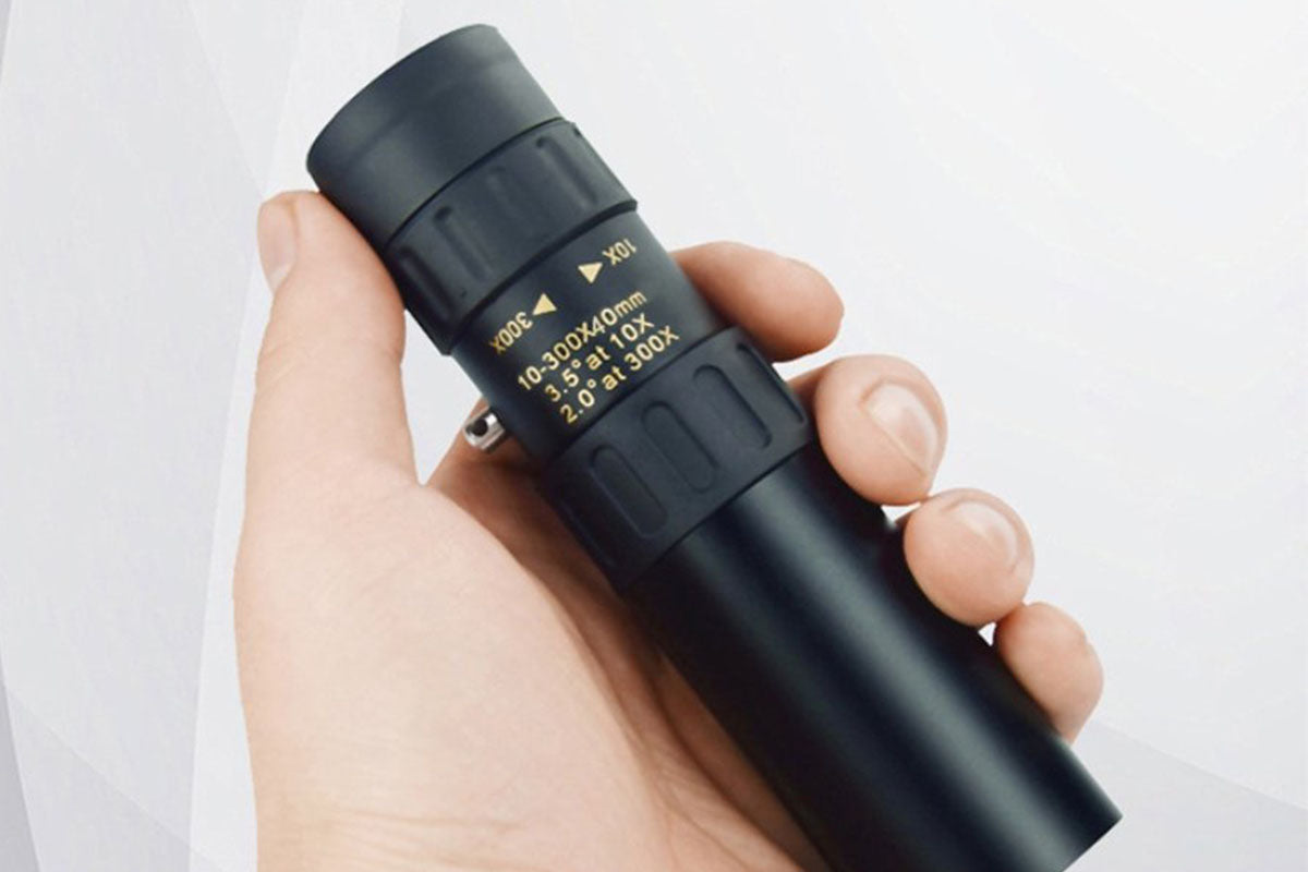 10-300X Zoom HD Monocular Portable Long Range Telescope Gift Idea