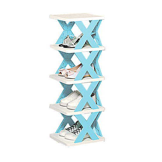 5-Tier Stackable Shoe Rack Storage Shoes Shelf Space Saving Shoe Organizer