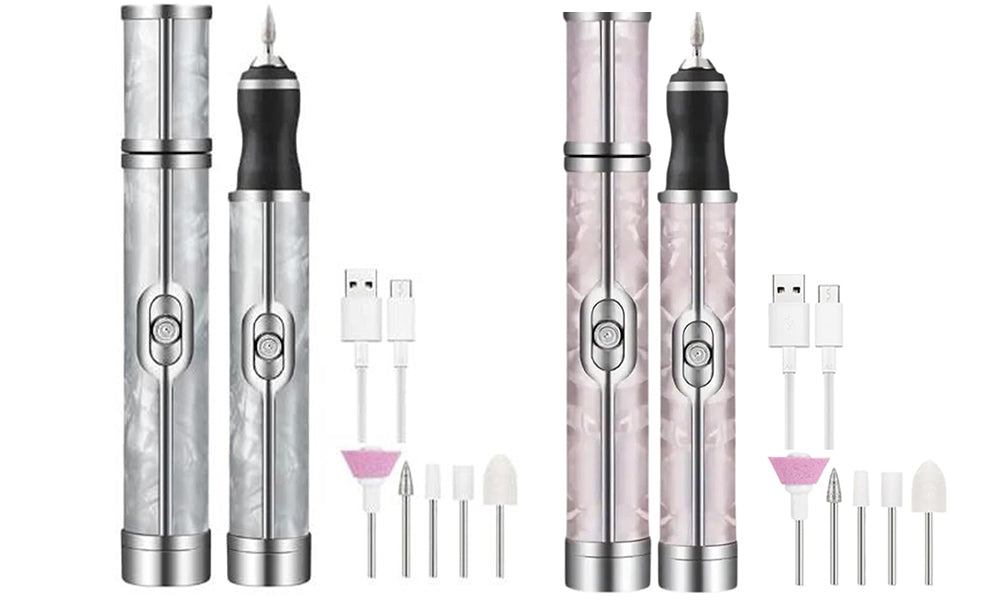 Electric Toe Nail Grinder Set for Thick Toenails Professional Pedicure Manicure