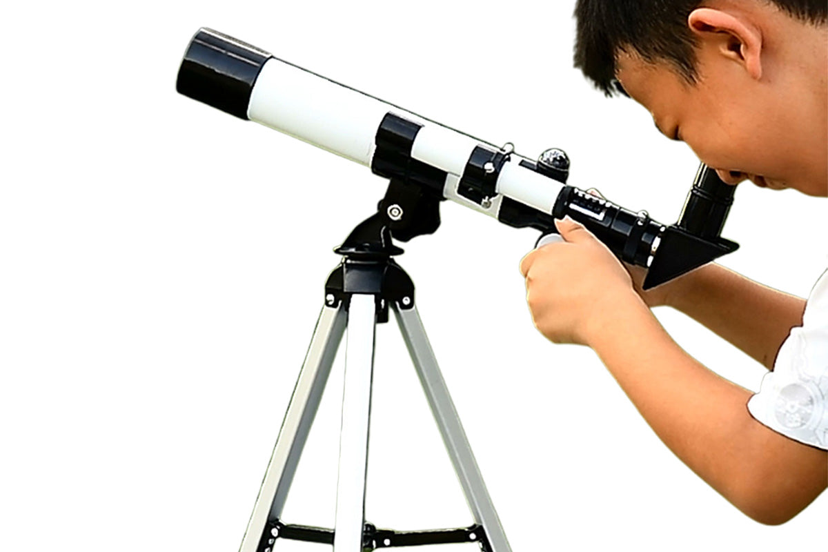32X Magnification Astronomical Telescope Portable GPS Syncs Telescope with Tripod for Little Astronomy Beginners
