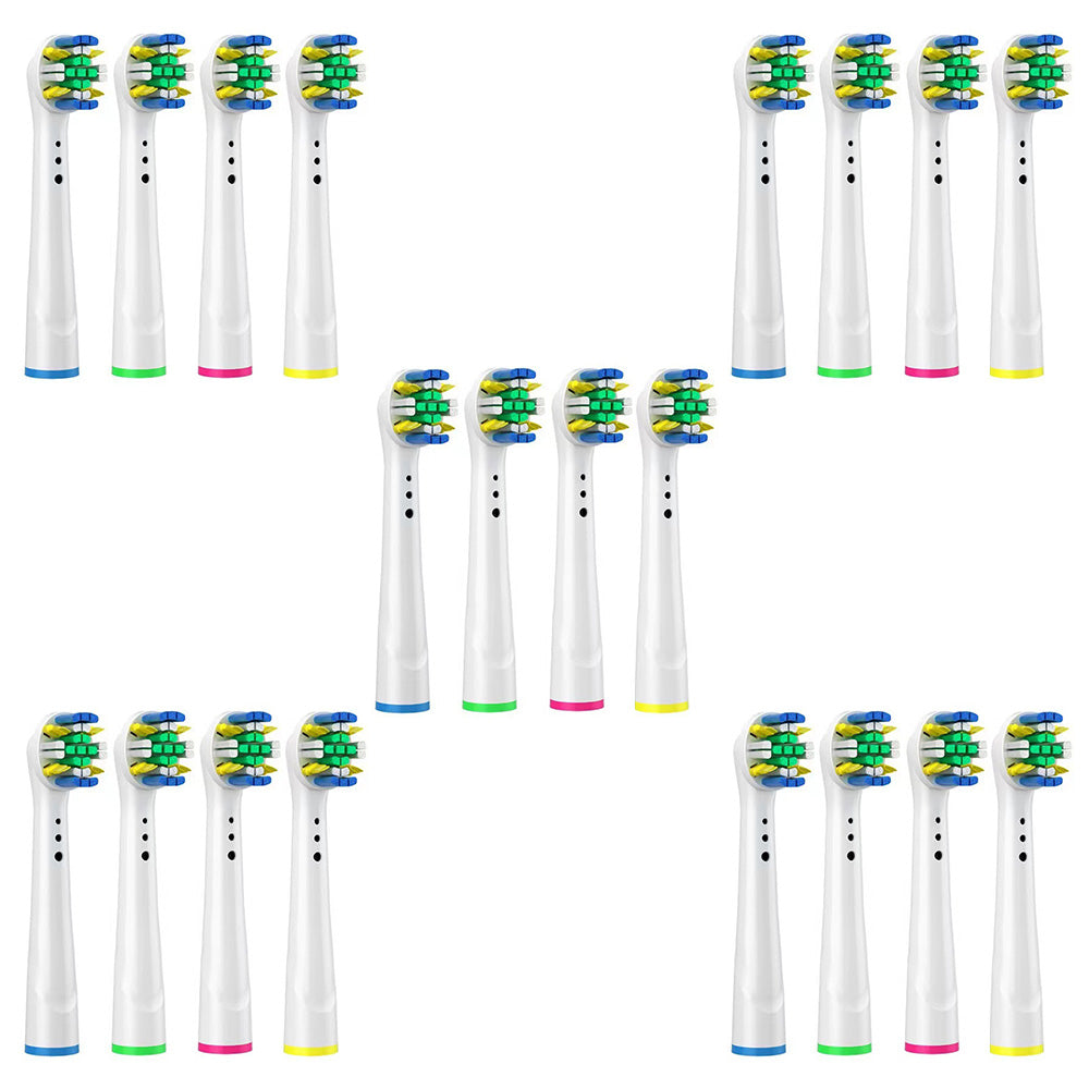 20Pcs Replacement Brush Heads Electric Toothbrush Heads for OralB D100 D3709 D12
