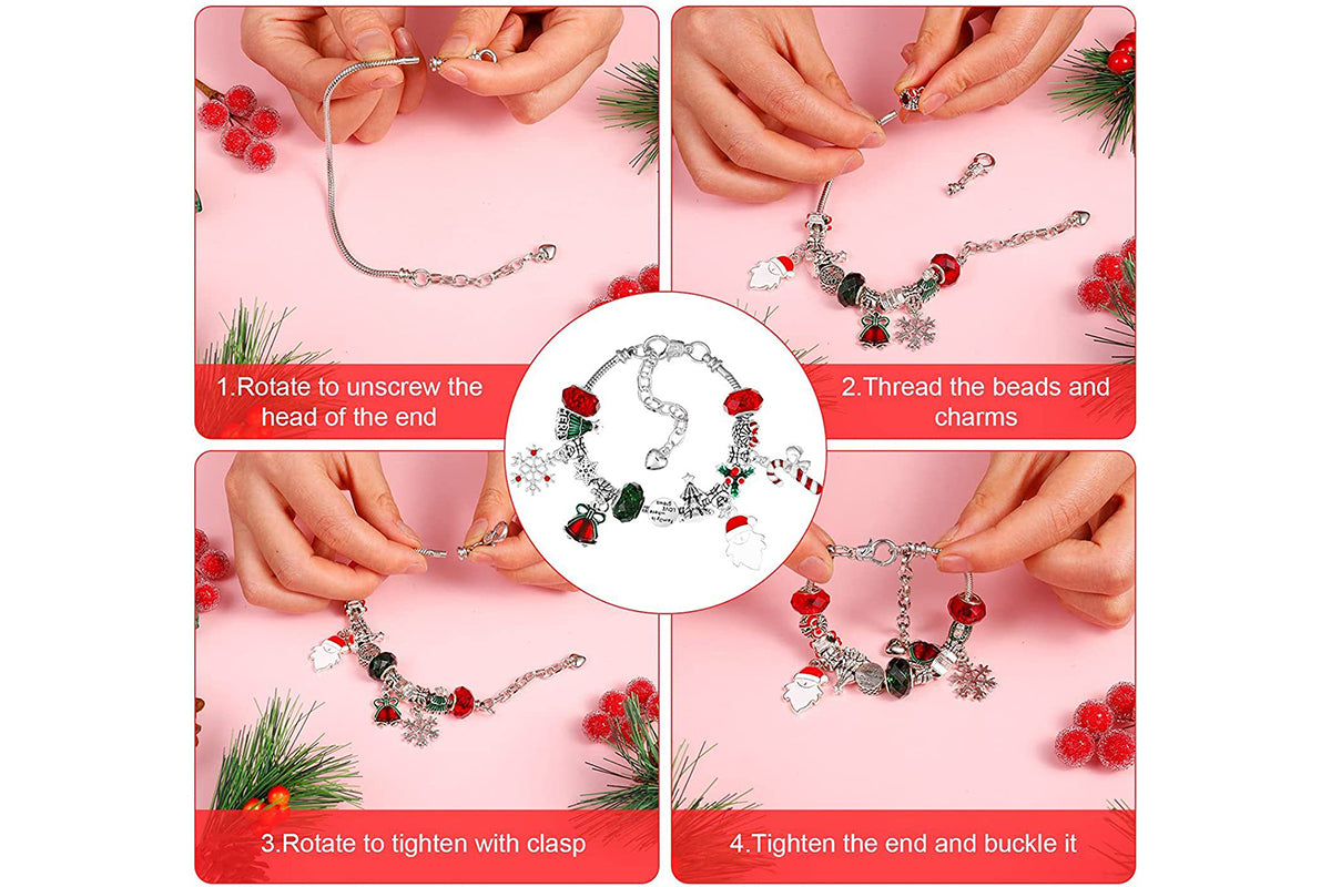 Christmas Bracelets Advent Calendar 24 Days Countdown Calendar