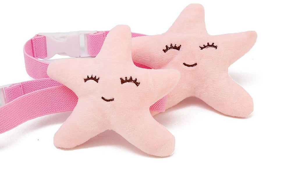 4 PCS Plush Starfish Curtain Tiebacks for Boys Girls Rooms