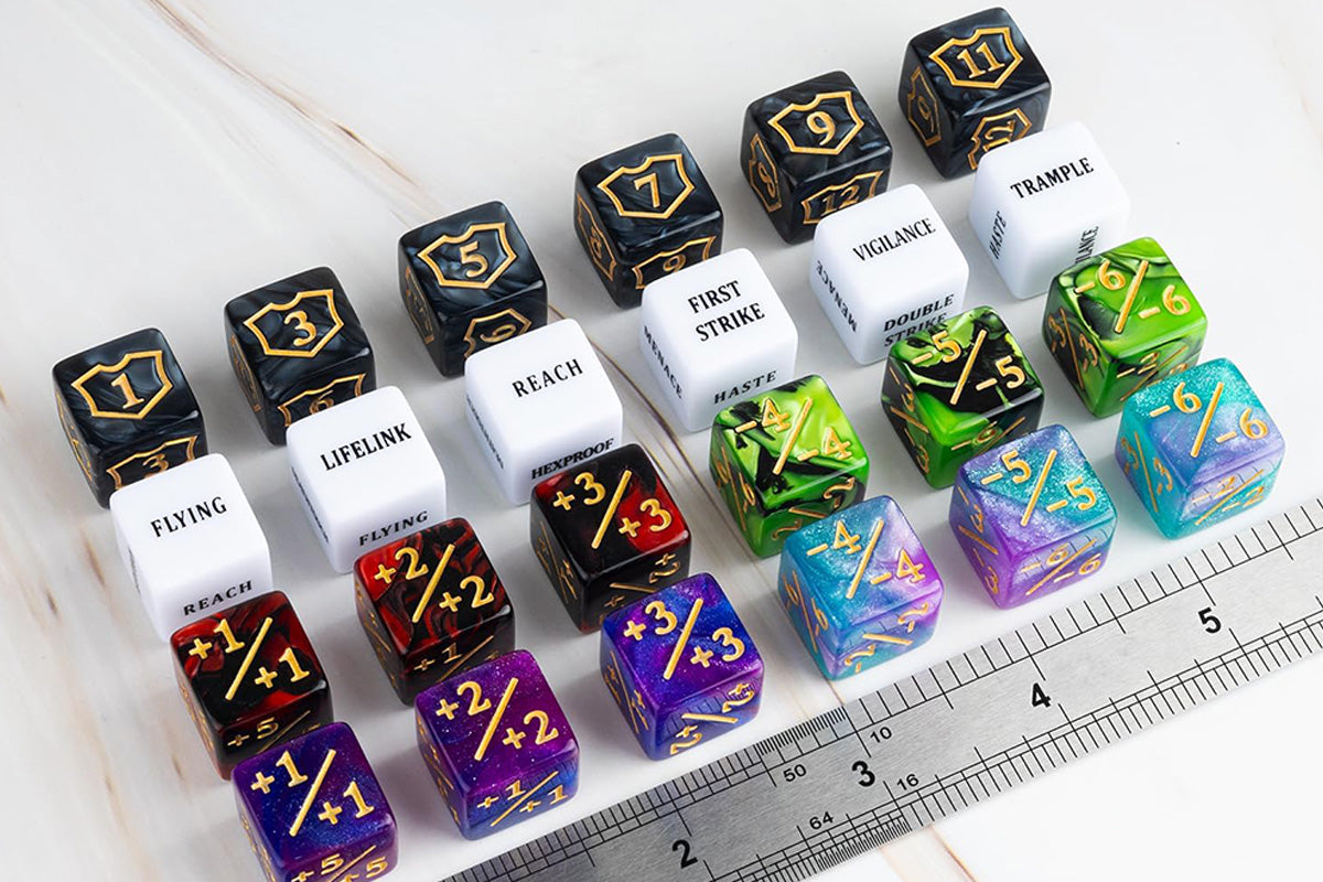 78 Pcs MTG Dice Set Card Game Accessories With Velvet Bag for Teens and Adult