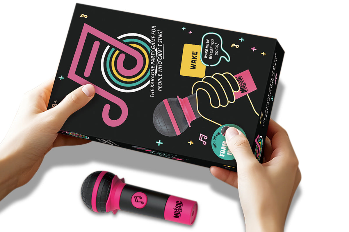 Microphone Karaoke Party Game Card Set for Adults Family Board Game