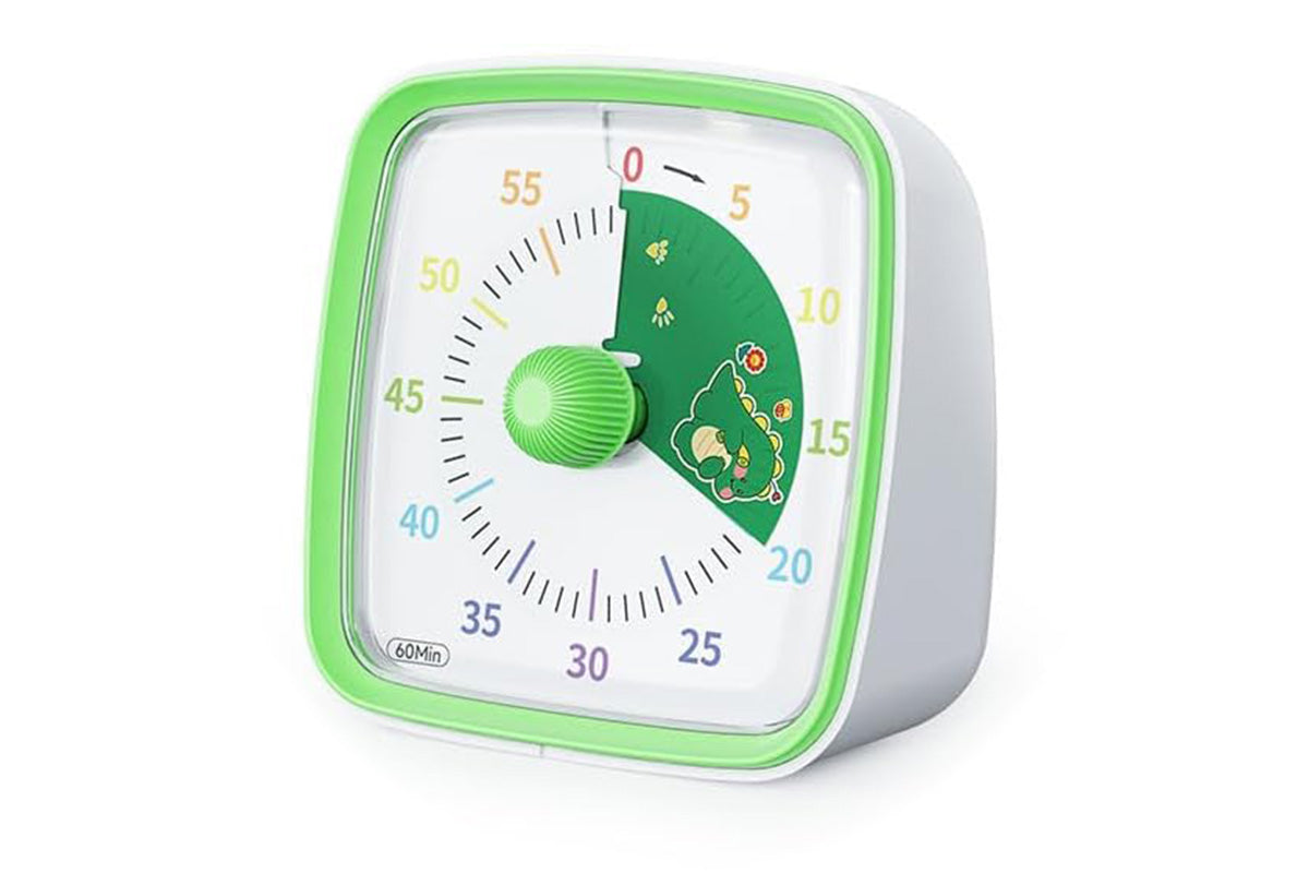 60-Minute Visual Countdown Timer Rainbow Disk Silent Time Management Tool
