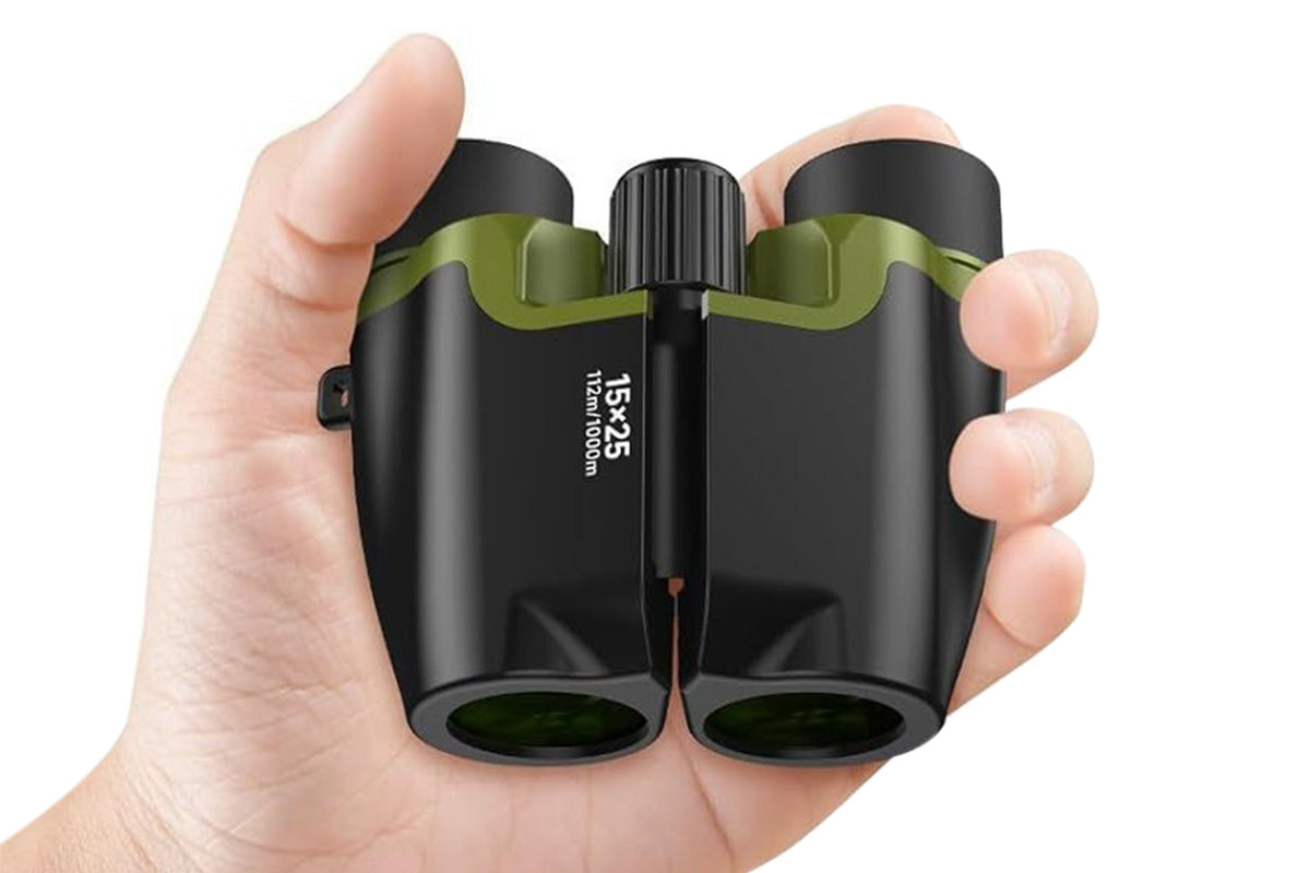 15X25 Compact Binoculars with Storage Bag for Adults