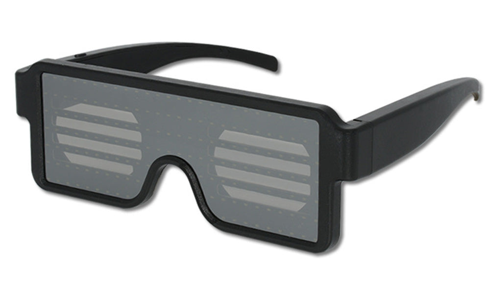 LED Light Up Glasses with 10 Dynamic Patterns for Party Rave