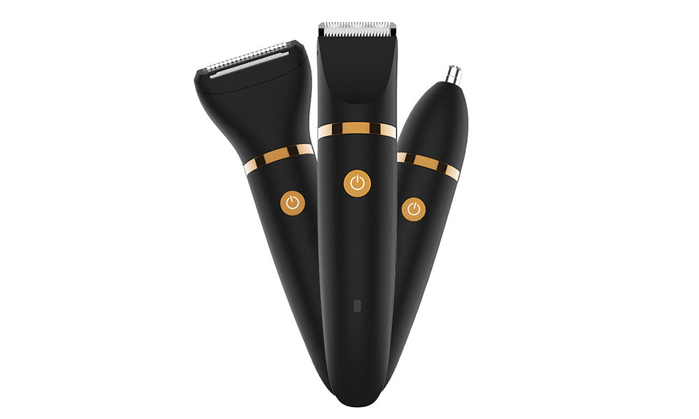 Mens Three in One Electric Shaver Trimmer for Home Grooming