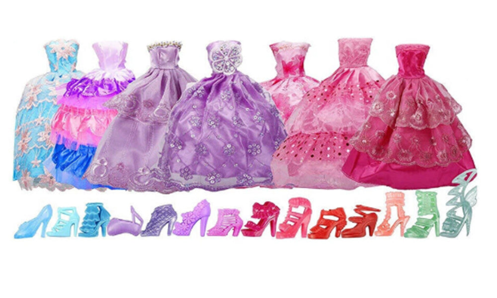 35-Piece Doll Clothes and Accessories Set for 11.5-Inch Dolls
