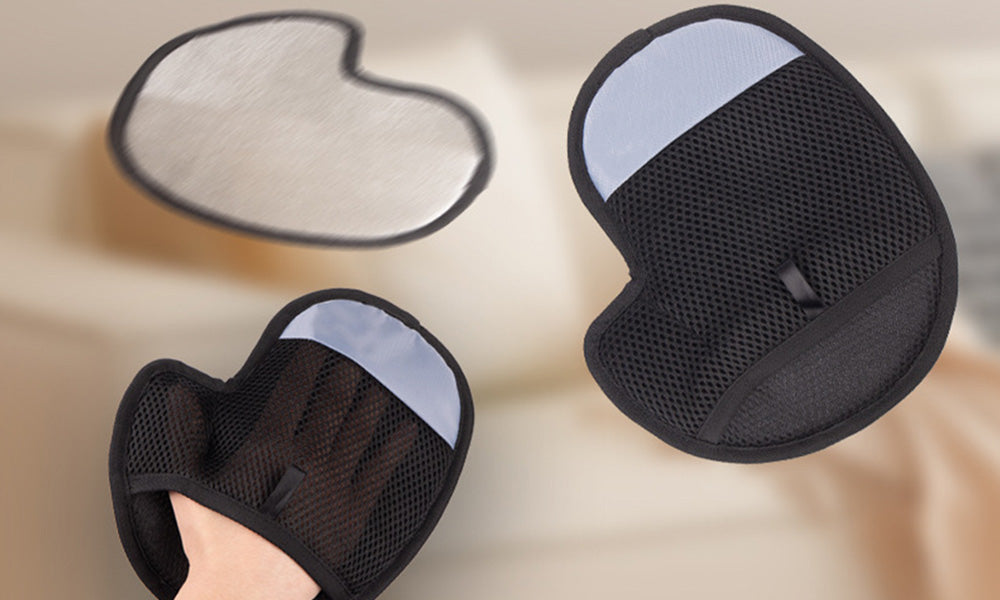 Pet Hair Removal Glove – Electrostatic Grooming Mitt for Cats and Dogs