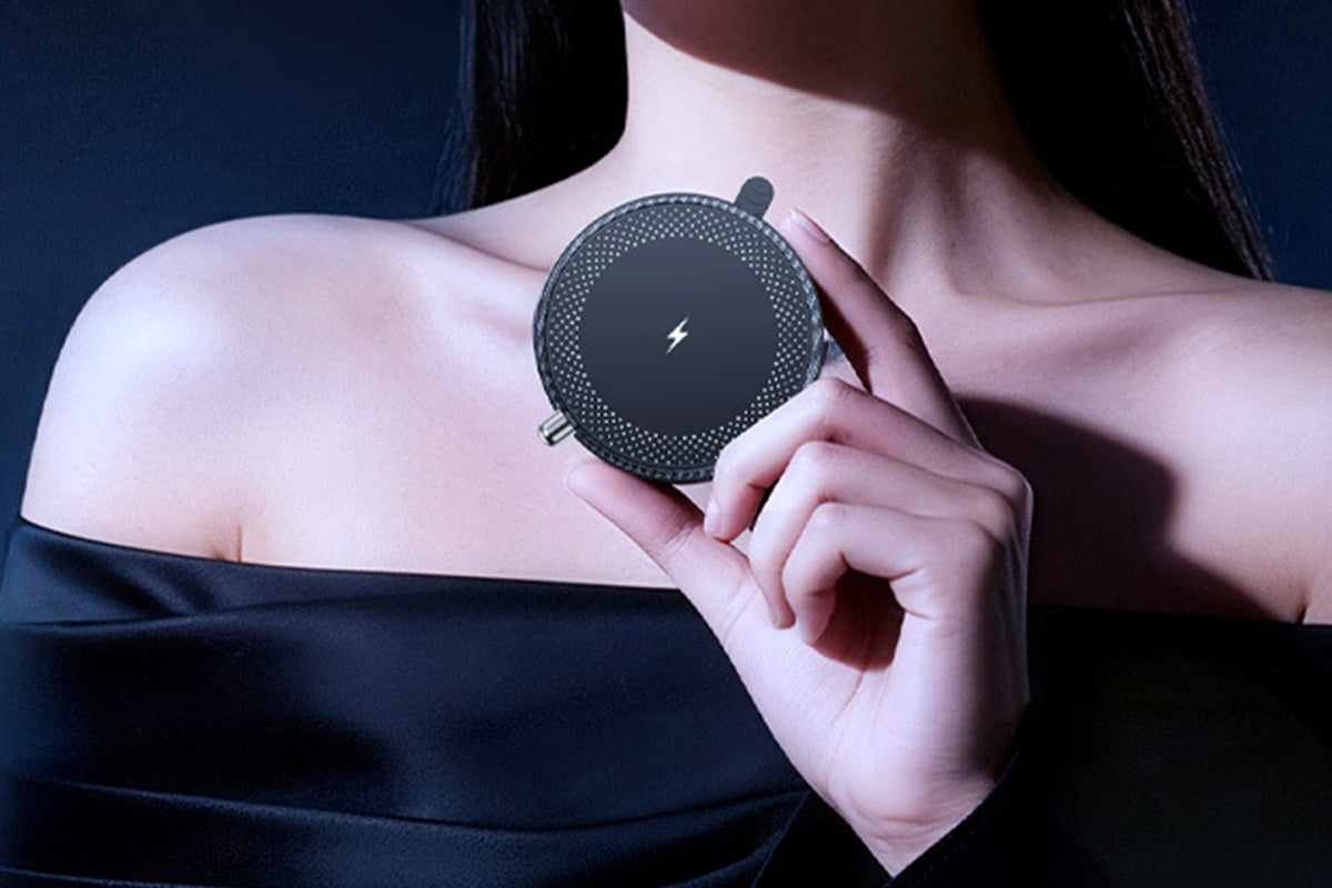 15W Magnetic Car Charger Vacuum Suction Foldable Phone Mount for Dashboard