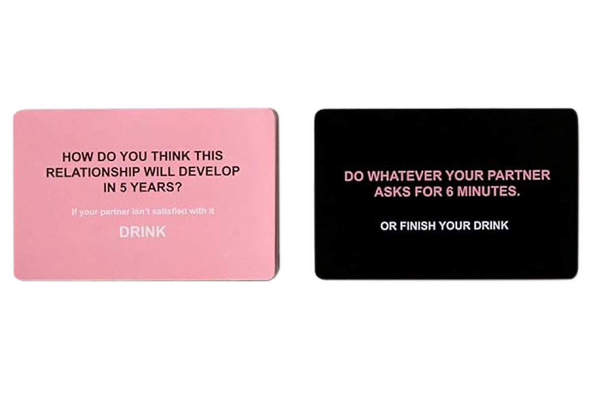 Drunk Lovers Couples Drinking Game For Date Night With 54 Game Cards