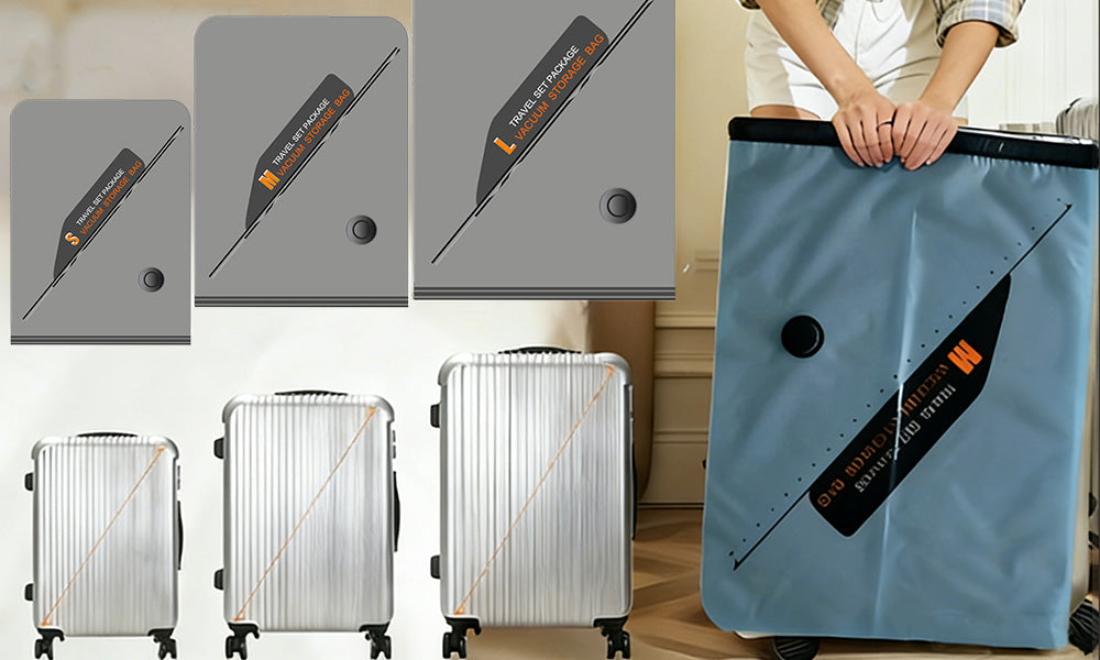 Vacuum Storage Compression Bag for Clothes Travel Suitcase