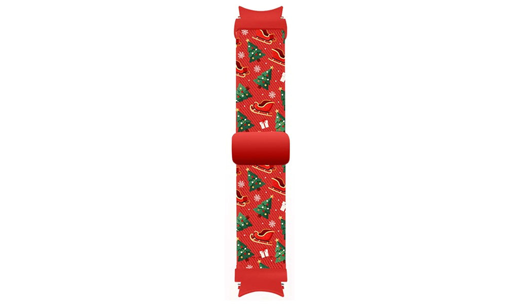 3 PCS Christmas Nylon Watch Bands for Samsung 6th Gen Quick Release