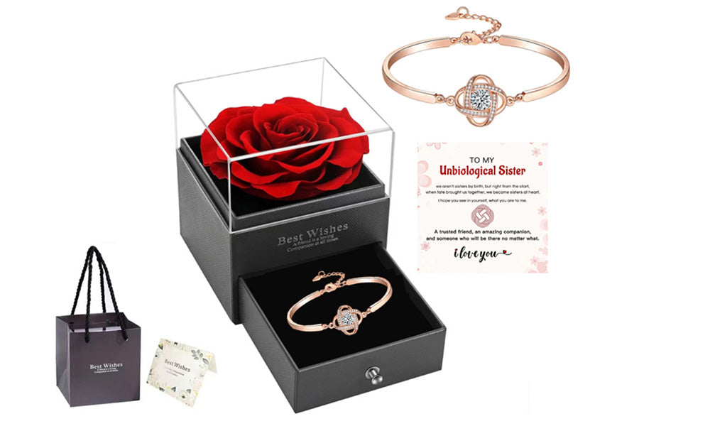 Minimalist Clover Bracelet with Full Rhinestones for Women Daily Wear Jewelry