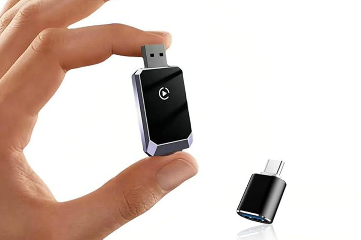 Mini Wireless CarPlay Adapter Plug and Play for Factory Wired CarPlay Cars iOS 10+