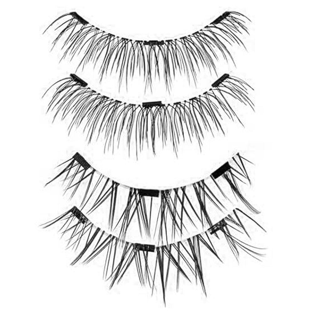 2 Pairs Reusable Magnetic Eyelashes with Tweezers