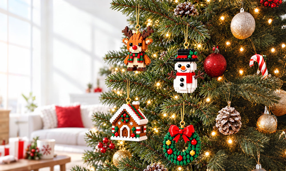 24 Day 3D Mini Christmas Advent Calendar Ornaments