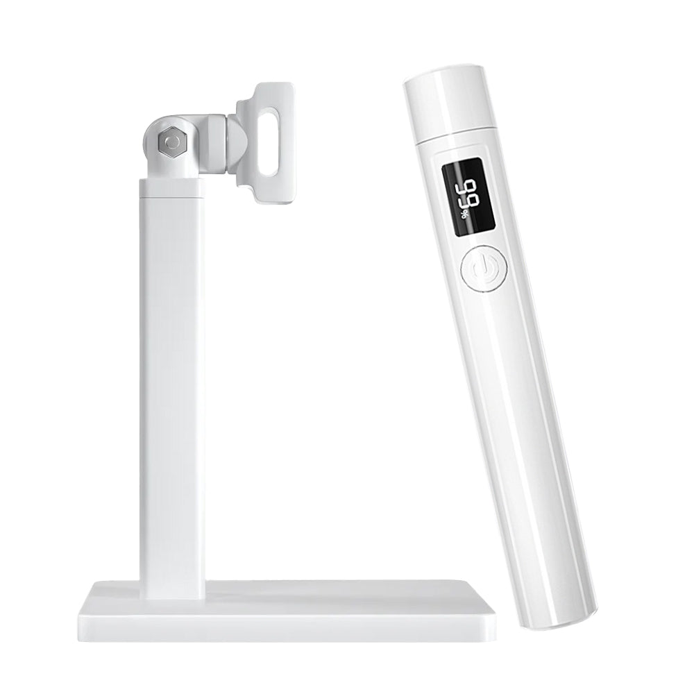 Portable UV Nail Lamp with Stand LED Display Rechargeable Mini Dryer Fast Curing