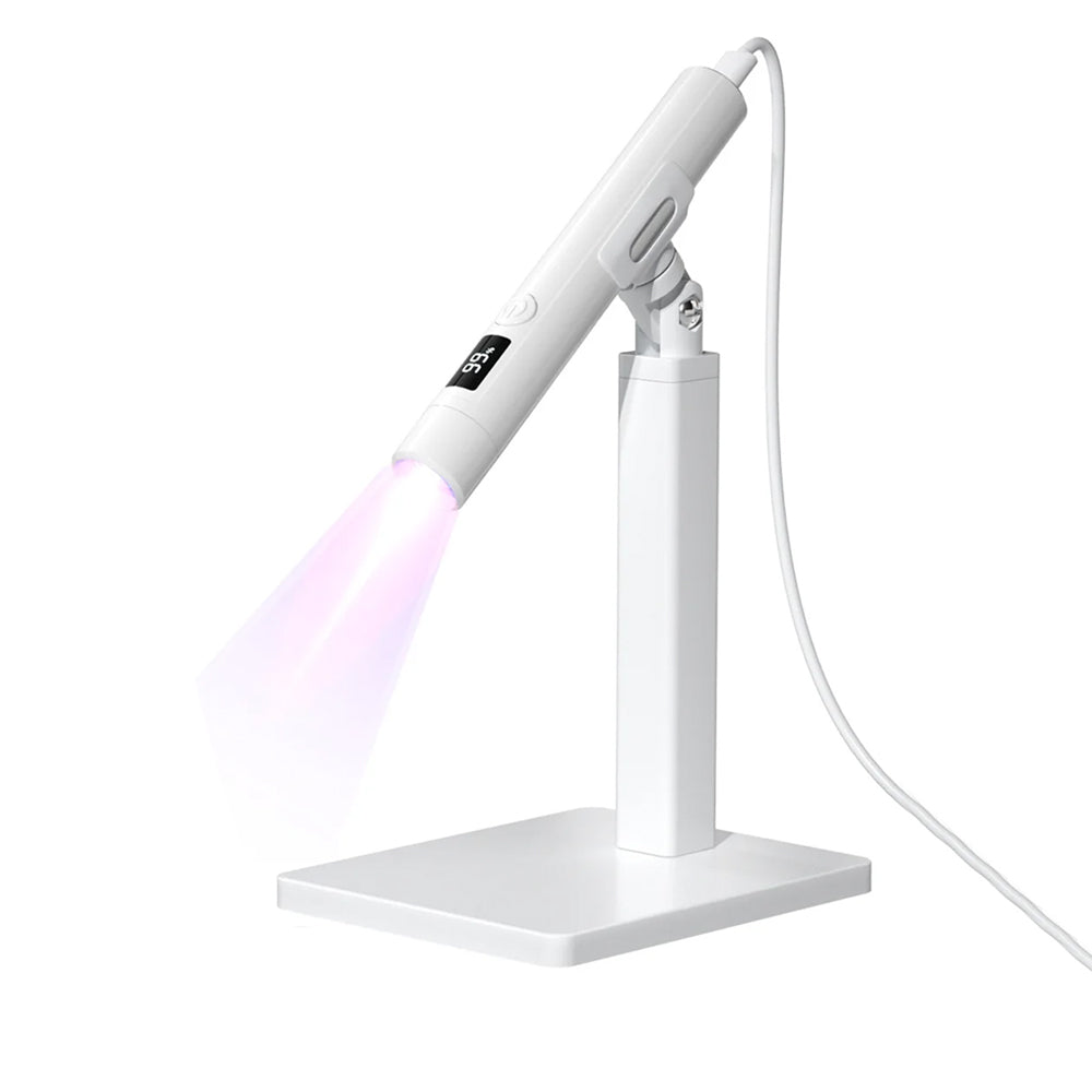 Portable UV Nail Lamp with Stand LED Display Rechargeable Mini Dryer Fast Curing