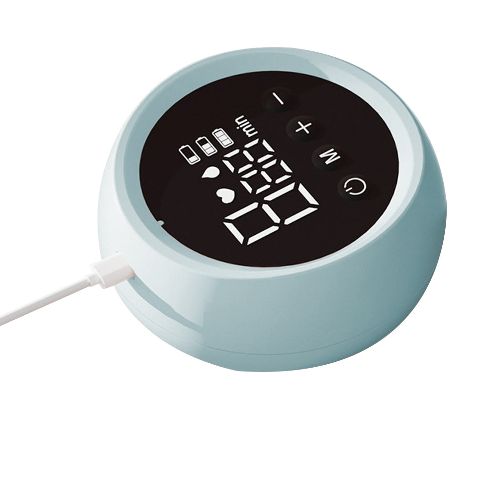 Double Breast Milk Pump Electric Breastfeeding Pump 3 Modes Rechargeable - Blue