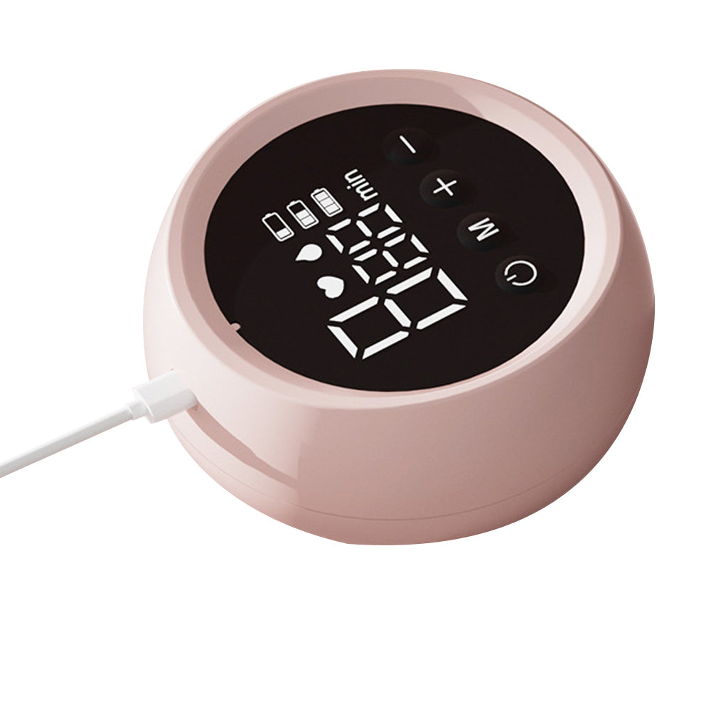 Double Breast Milk Pump Electric Breastfeeding Pump 3 Modes Rechargeable - Pink