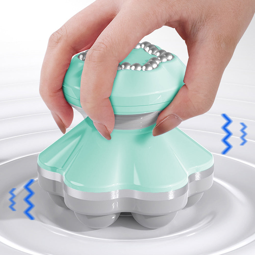 Mini Electric Handheld Massager Portable Vibration Massage - Green