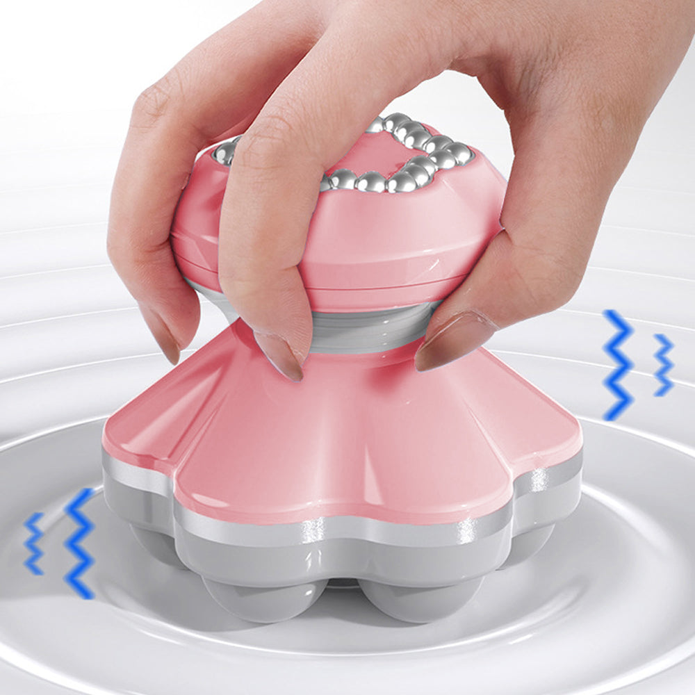 Mini Electric Handheld Massager Portable Vibration Massage - Pink