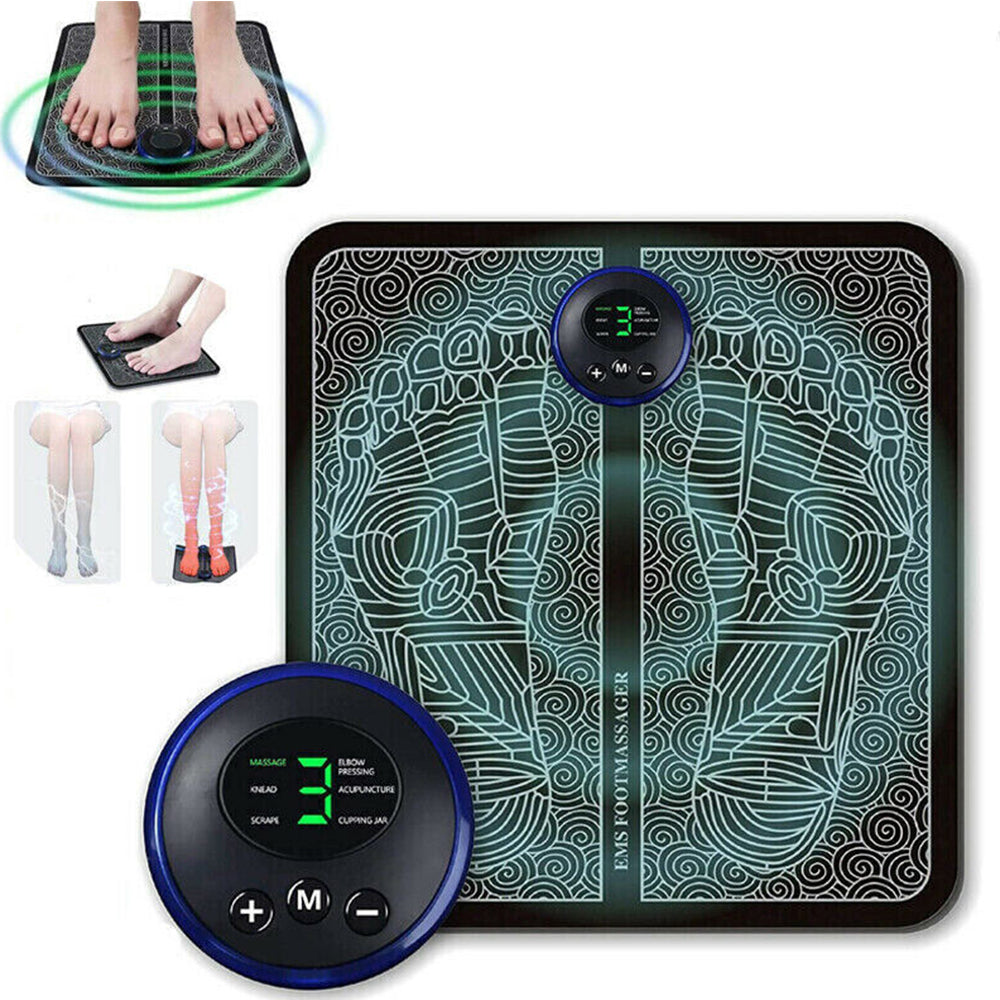 Electric Foot Massager EMS Feet Massage Mat for Pain Foot Relief