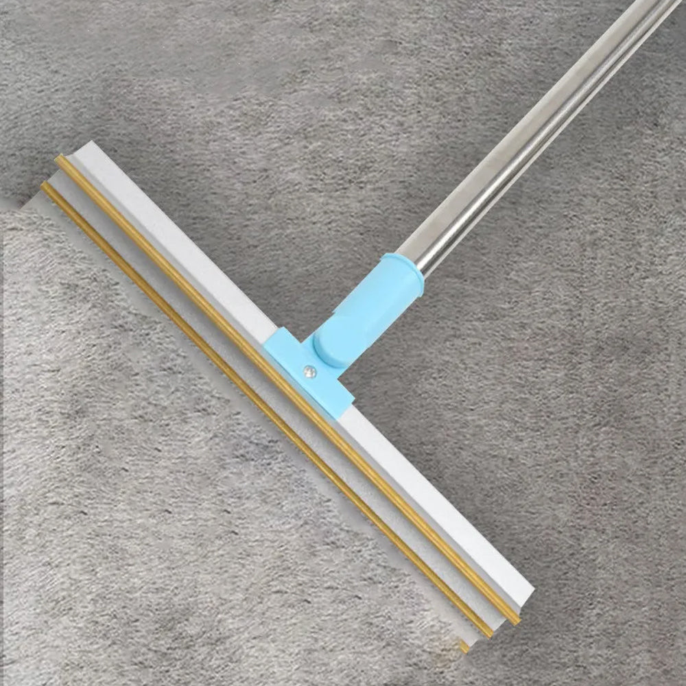2Pcs Reusable Pet Hair Remover Carpet Scraper Adjustable Long Handle Carpet Rake