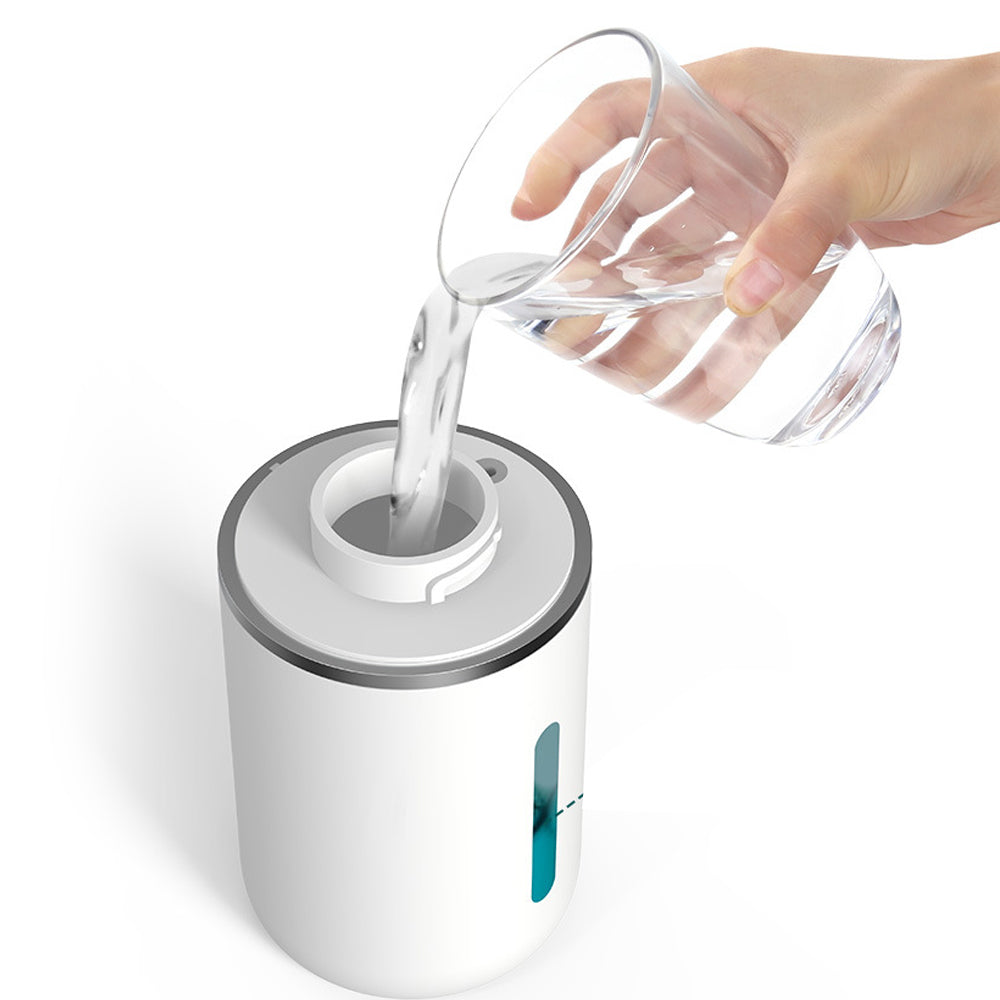 380ML Automatic Soap Dispenser with 4 Level Adjustable Foam Rechargeable -White