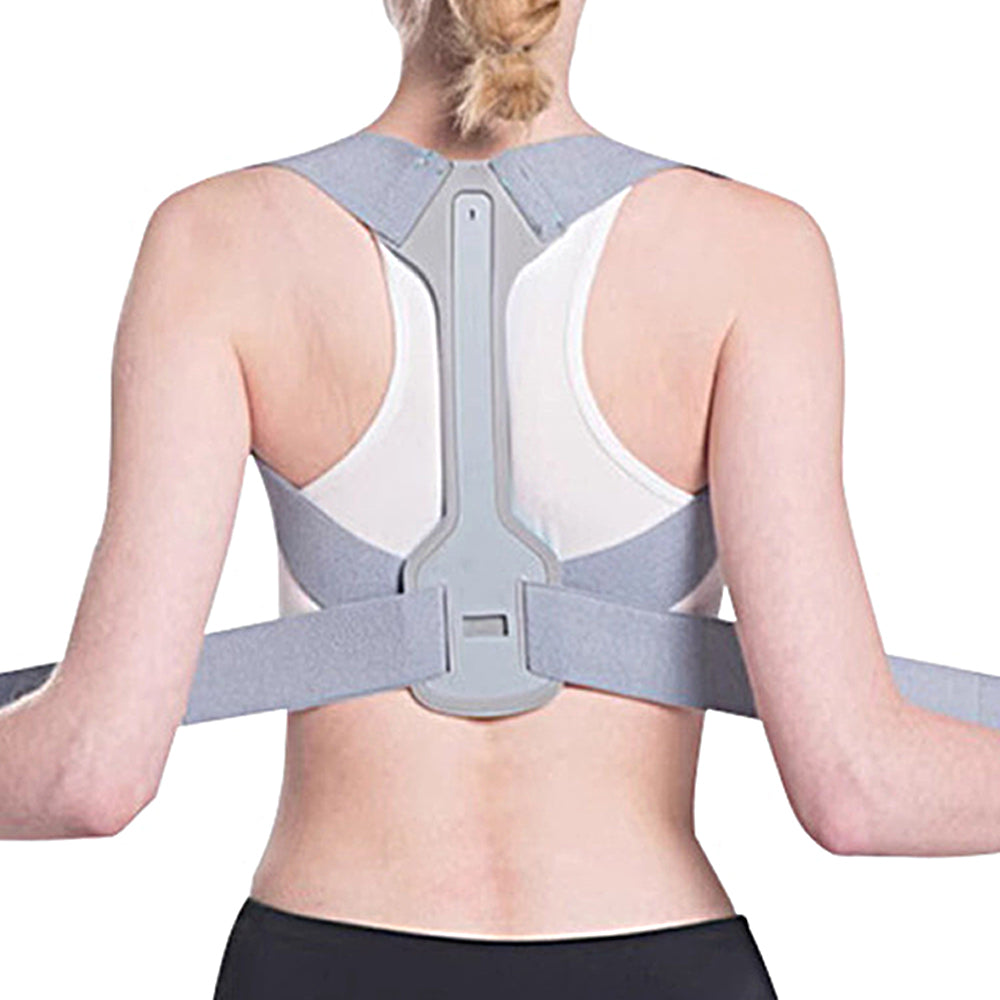 Clavicle Shoulder Support Corrector Back Straight Brace Adjustable Strap - M
