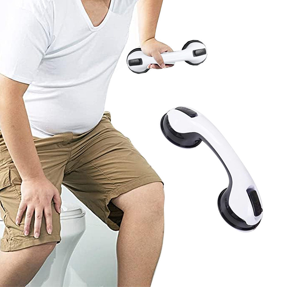 Suction Cup Shower Handles Grab Bars for Shower for Elderly Black