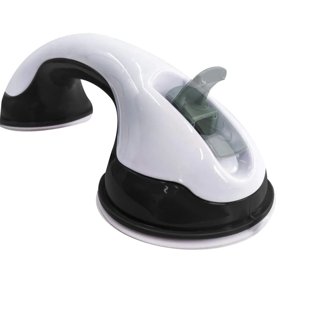 2Pcs Suction Cup Shower Handles Grab Bars for Shower for Elderly Black