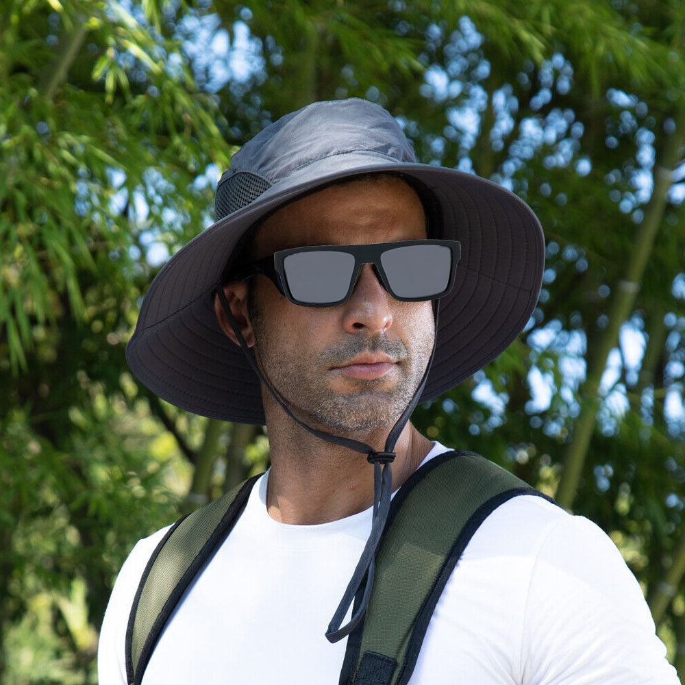 Polarized Sports Sunglasses for Men and Women Grey