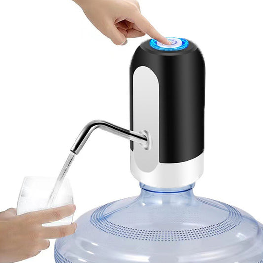 Automatic Water Bottle Pump USB Charging Portable Electric Water Dispenser Black