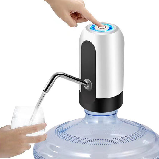 Automatic Water Bottle Pump USB Charging Portable Electric Water Dispenser White