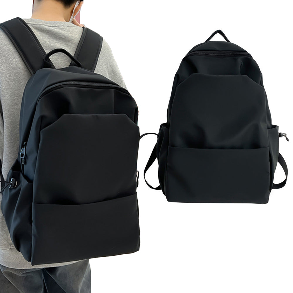 Water Resistant Laptop Backpack Sports Rucksack for Work College Travel Black