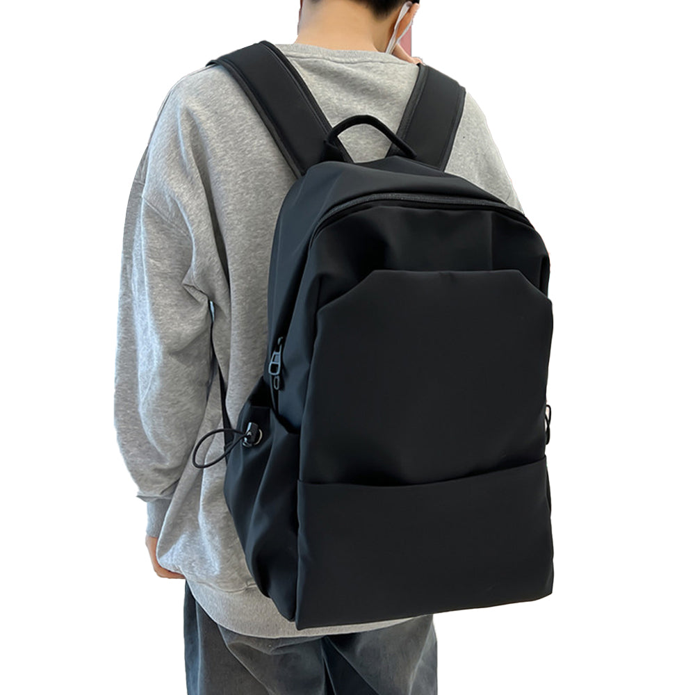 Water Resistant Laptop Backpack Sports Rucksack for Work College Travel Black