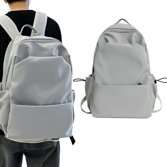 Water Resistant Laptop Backpack Sports Rucksack for Work College Travel Grey