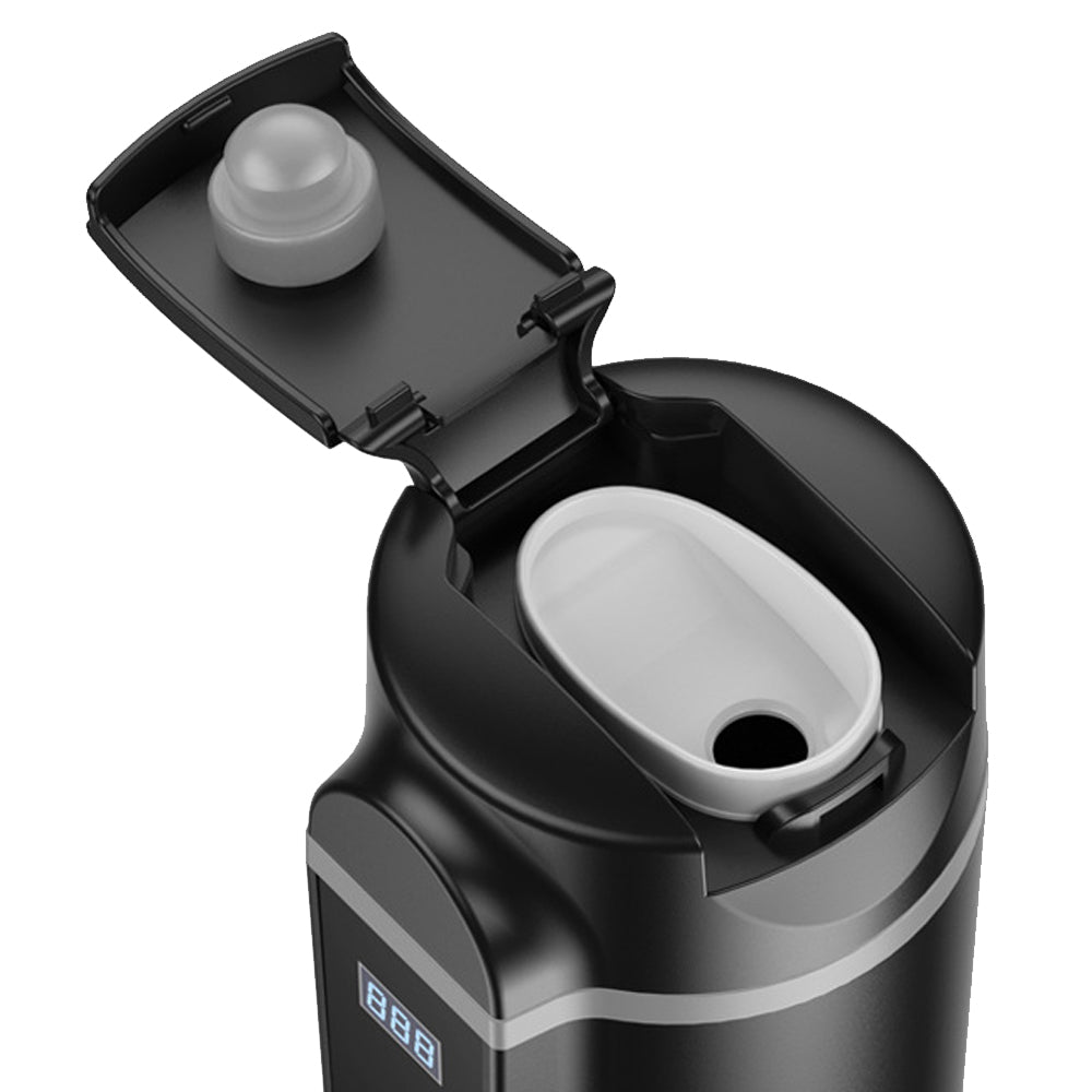 12V/24V Portable Water Boiler Heated Travel Mug Car Electric Kettle Black