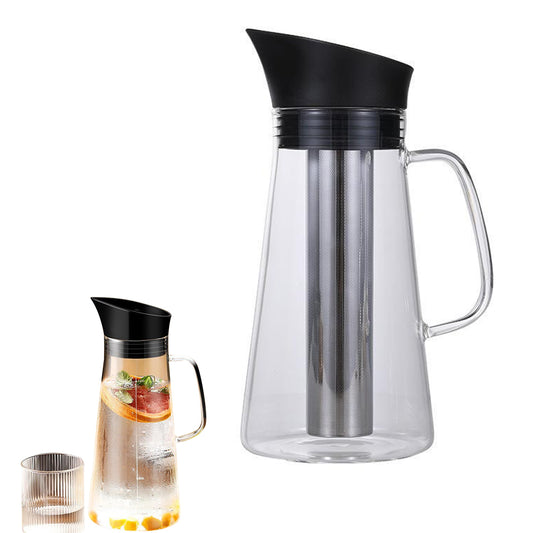 1500ml Cold Brew Coffee Maker Durable Glass and Airtight Lid Coffee Pot